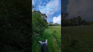 Trail thoughts ep1💖horse equestrian trickriding trickriding fypシ゚ subscribe viralshort [upl. by Dleifxam]