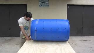 How to make your own home made compost tumbler step by step [upl. by Kass]