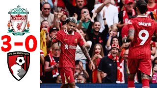 Nunez Back To Scoring  Liverpool vs Bournemouth  All Goals amp Highlight [upl. by Chrissie]