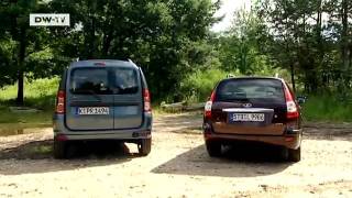 Dacia Logan MCV vs Lada Priora Wagon  Motor mobil [upl. by Mllly]