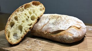 Ciabatta Bread Recipe｜77hydration｜10olive oil [upl. by Buffum988]