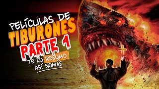 3 Películas De Tiburones  Tiburón De 5 Cabezas Uno Que Es Robot y Un Tiburón Poseído  TeLoResumo [upl. by Binnings567]