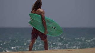 Asher Pacey A Twin Fin And The Ideal Length For Silk Surfing [upl. by Ayyidas]