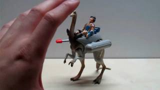 DinoRiders Struthiomimus Toy Review [upl. by Hofstetter]