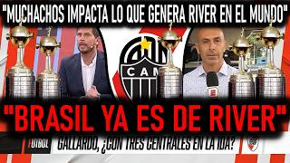 RUGGERI y VIGNOLO ENLOQUECIDOS con quotEL RIVER DE GALLARDOquot y le ponen TODAS LAS FICHAS vs ATL MINEIRO [upl. by Idnahs678]