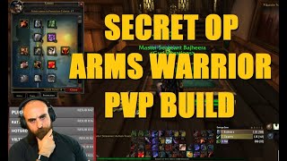 SECRET OP TBC ARMS PVP BUILD Genius or Crazy  WoW Classic Burning Crusade Warrior PvP Talents [upl. by Akirdnas]