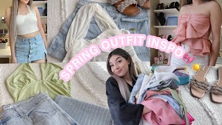 SPRING FAVORITES☀️ outfit inspo HAUL [upl. by Barde]