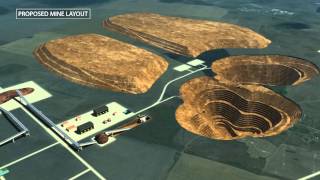 Mining Iron Ore Technical 3D Animation  IR PR Presentation Kostanay Kazakhstan KazaX Minerals Inc [upl. by Eenafets]