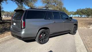 2022 Cadillac Escalade with Corsa Catback Exhaust  Outside Acceleration Clip [upl. by Lakin273]