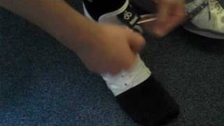 McDavid Ankle Brace How to put it on [upl. by Esimehc]