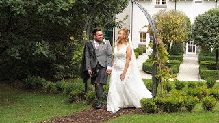 Claire and Pauls Wedding Video at Glenskirlie Castle [upl. by Eerahc]