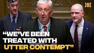 Best bits Last nights insane parliamentary meltdown over Speakers Gaza vote fiasco [upl. by Missi126]