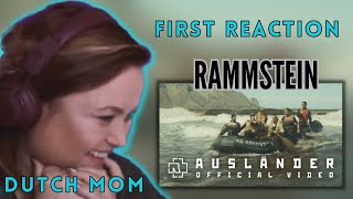 DUTCH MOM reacts and translating AUSLÄNDER  Rammstein to English “he makes me blush 🤣” [upl. by Memberg]