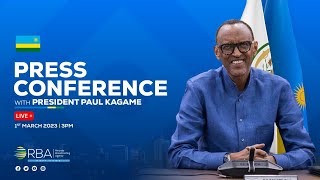 🔴LIVE Press Conference with President Kagame  1 March 2023 [upl. by Sibie]