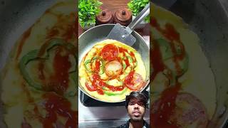 Egg Amlet Chilli Tomato Eggs Easy And Yummy BreakfastVairalfoodcarre8209eggrollsshorts [upl. by Aivekal]