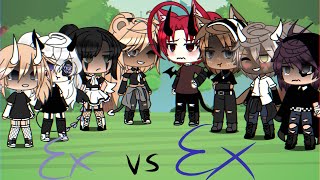 Ex vs ex singing battleGacha lifehappykaynot my songsenjoy [upl. by Neyr]