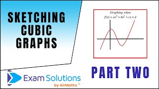 How to Sketch Cubic Graphs  ExamSolutions Maths Revision [upl. by Harry239]