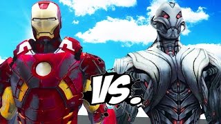 IRON MAN VS ULTRON  Iron Man Mark VII Avengers vs Ultron [upl. by Idalina]