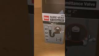 Installing an autoatic air vent or cheater vent plumbing shorts [upl. by Westfahl]