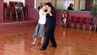 Argentine Tango Barridas Arrastre Sweep combinations wwwtangonationcom 8142017 [upl. by Willard]