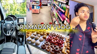 نهار فرمضان🌙خرجت نشري لي ناقصني🛒خالتي غاتفطر عندي🥰مشترياتي من مكياج💄RAMADAN VLOG…✨ [upl. by Octavius]