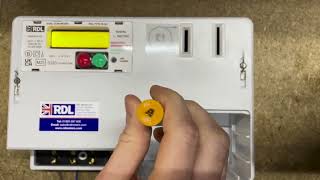 How to Programme the RDL £1 and £2 Coin Electric Prepayment Meter [upl. by Leirrad]