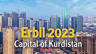 Erbil city 😮 The newest look of the city towers Not❌Iraq erbil hawler kurdistan 2023 اربیل [upl. by Asiuol]