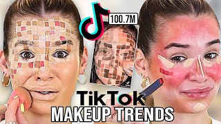 Testing VIRAL TikTok Makeup Hacks these trends must be stopped [upl. by Lamiv]