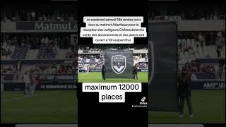 Les Girondins de Bordeaux retrouvent le matmut Atlantique dès ce weekend samedi à 18h foot fcgb [upl. by Aerdnuahs464]