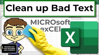 Excel Functions to Help Fix Bad Text [upl. by Aipotu]