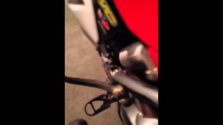 Jammed kick starter on a crf150r [upl. by Gaidano261]