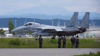 F15イーグル🦅takeoff【千歳基地】202406 航空自衛隊戦闘機千歳基地 [upl. by Clim]