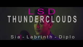 LSD  Thunderclouds Cover ft Sia Diplo Labrinth Male version  Original Key [upl. by Winters]