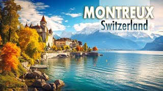 Walking tour 4K60 HDR  Montreux  Switzerland [upl. by Lemaceon]