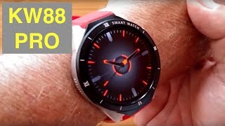 KingWear KW88 Pro SLEEK 3G Android 7 1GB16GB Smartwatch Unboxing and 1st Look [upl. by Charlotte]