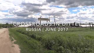 Crossroads in Dittel Russia  Kreuzung bei Dittel Russland  2017 [upl. by Leiba]