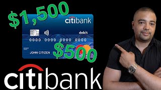 Citibank  500 Checking Bonus [upl. by Nibbs]