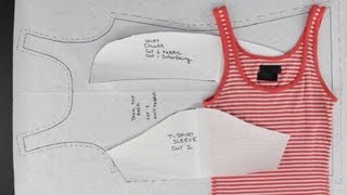 How to Create Patterns from Existing Clothing  Simple Tops [upl. by Enriqueta84]