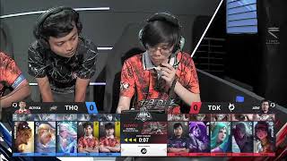 GAME 1  TODAK vs TEAM HAQ  REGULAR SEASON MPL MALAYSIA S14  TDK vs THQ HD [upl. by Ivonne645]