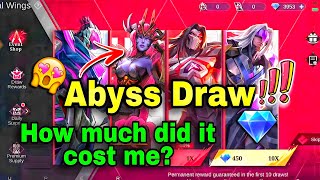 SELENA ABYSS DRAW😈How much💎for 1 Abyss Skin🤔What Rewards🔥 [upl. by Hanid]