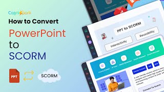 How to Convert for PPT to SCORM  Step by Step Guide Cognisparkofficial [upl. by Rehctelf]