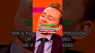 RobertDeNiro reaction of TomHiddleston impression of him shorts viral popular shortsfeed [upl. by Fredie]