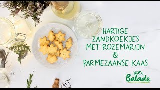 Hartige zandkoekjes met rozemarijn amp Parmezaanse kaas [upl. by Chadbourne948]