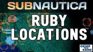 How to find RUBIES in Subnautica 2018 Guide [upl. by Livesay266]