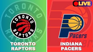 🔴LIVE  Toronto Raptors Vs Indiana Pacers  NBA Live Basketball Match Today [upl. by Ansley905]