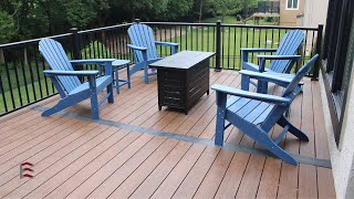 Deck Transformation with NewTechWood Decking and AFCO Railing  Encompass Building Materials [upl. by Danila]