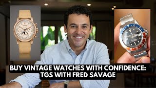 Buy Vintage Watches with Confidence Timepiece Grading Specialists With Fred Savage [upl. by Eilahtan]