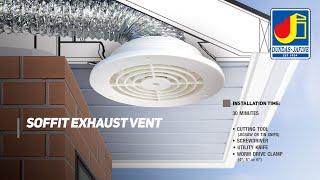 Soffit Exhaust Vent  Installation Dundas Jafine [upl. by Olds]