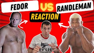 Reaction Deshalb RUSSEN so gefährlich 💥 Fedor Emalianenko eiskalt vs UFC Champion Randleman [upl. by Ellenwahs]