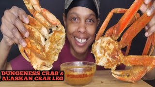 DUNGENESS CRAB amp ALASKAN CRABEAT WITH ME [upl. by Flor]